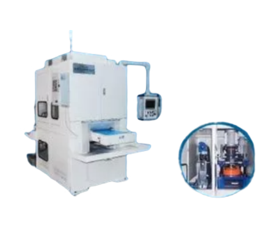 Sheet metal deburring machine