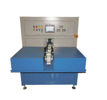Double-sided deburring machine for profiles