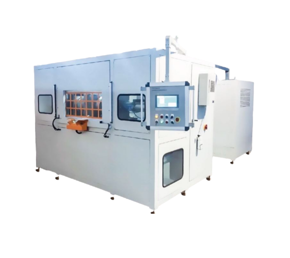 Internal hole deburring machine